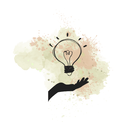 Ampoule idée pour illustrer le nombre d'inspirations partagé
