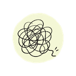 Lignes multiples qui se mélangent