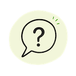 Bulle avec un point d'interrogation dedans